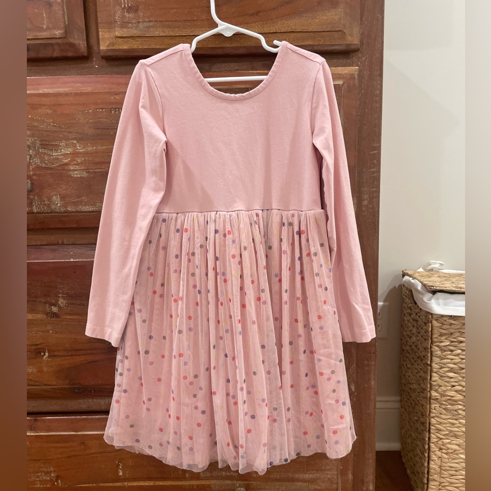 Hannah Anderson pink tulle confetti dress 6-7y